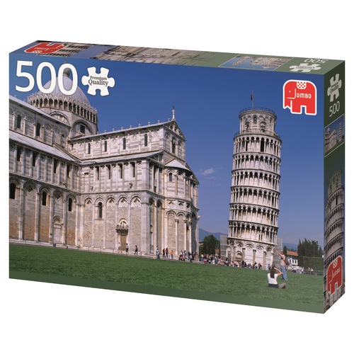 Jumbo Puzzel (500stuks) - Premium Collection - Leaning Tower Of Pisa - Afbeelding 3