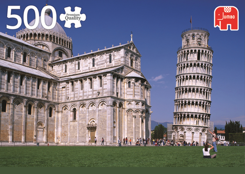 Jumbo Puzzel (500stuks) - Premium Collection - Leaning Tower Of Pisa - Afbeelding 4