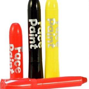 Gezichtskrijt zwart/rood/geel (België)