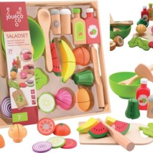 Jouéco – Saladeset in tray (hout)