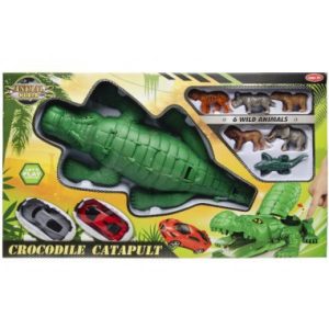 Krokodil, auto-katapult!