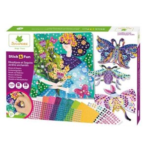 Stick & Fun – Betoverde tuinen (5 mozaïeken/pailletten) 2000stuks