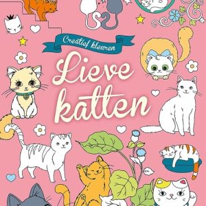 Creatief kleuren – Lieve katten