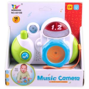 Camera met licht en geluid