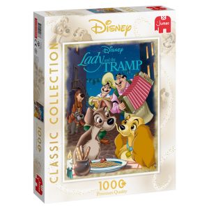 Jumbo Puzzel (1000stuks) Disney Classic Collection – Lady & The Tramp
