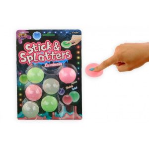 Magic Fidget – Sticky Balls (Glow-in-the-Dark) – 6stuks