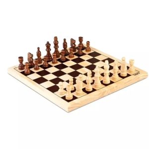 Schaakspel (hout) 30x30cm