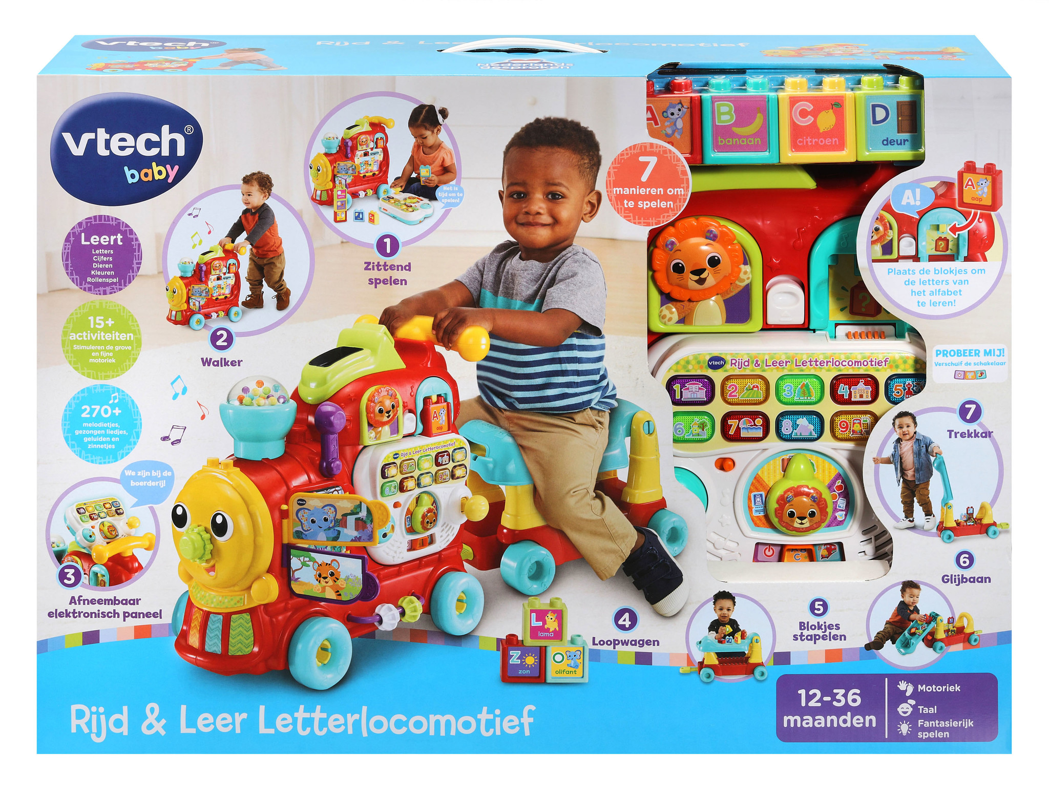 VTech Baby - Rijd & Leer Letterlocomotief - Afbeelding 7