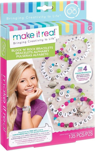 Make It Real - Blokletter armbanden maken