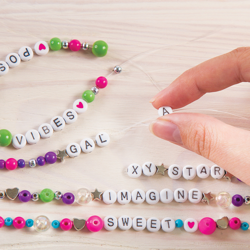 Make It Real - Blokletter armbanden maken - Afbeelding 4