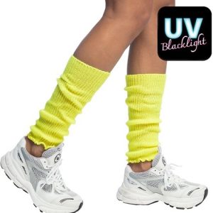 Beenwarmers Basic – Neon geel