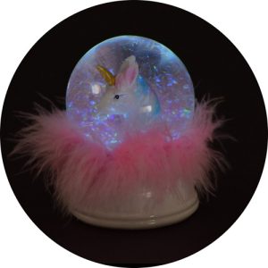 Dream Horse LED – Sneeuwbol Eenhoornhoofd met licht