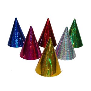 Partyhoedjes glitter – 6stuks