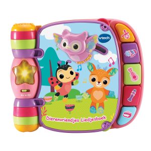 VTech Baby – Dierenvriendjes Liedjesboek (roze)