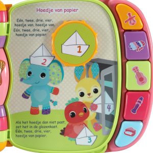 VTech Baby – Dierenvriendjes Liedjesboek (roze)
