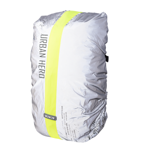 WOWOW Bag Cover Urban Hero Full Reflective 35L – Silver/yellow