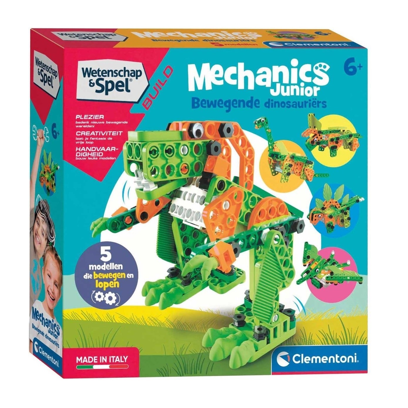 Wetenschap & Spel - Build Junior - Bewegende dino's