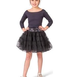 Petticoat – Glitter Zwart – One Size Kind