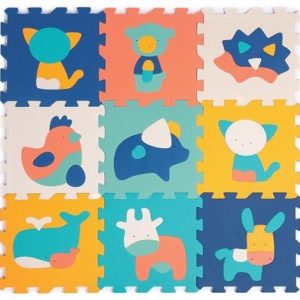 Ludi Tegels (foam) Dieren – 9stuks