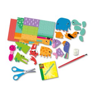 SES Creative – Zig zag origami dieren