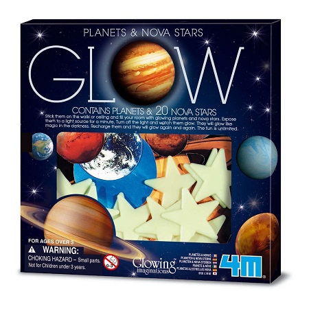 4M Fosforescerend Nova - Planeten & Supernova (Glow-in-the-Dark)