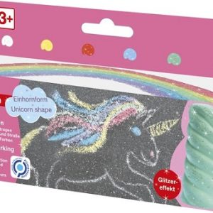 Stoepkrijt EFA Glitter Unicorn – 6stuks
