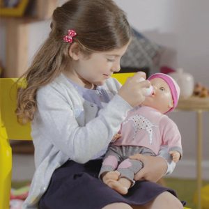 Bambolina Molly Babypop (40cm) met bewegende mond en geluid