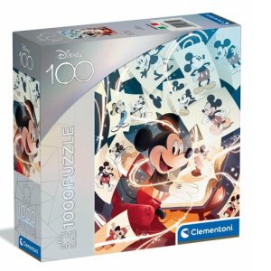 Clementoni Puzzel (1000stuks) – Disney 100 – Mickey illustrato