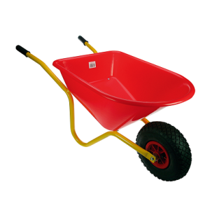 Kinderkruiwagen groot – 41cm (geel/rood)