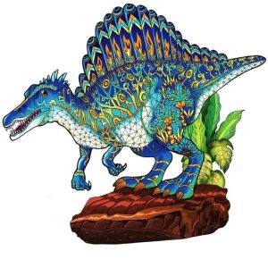 2D Rainbow Wooden Puzzel (118stuks) – Spinosaurus