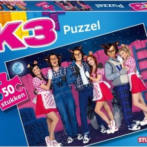 K3 – Puzzel (50stuks) De 3 biggetjes en de wolven