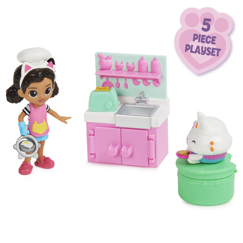 Gabby's Poppenhuis - Keuken Speelset met Gabby & Cakey - Afbeelding 3