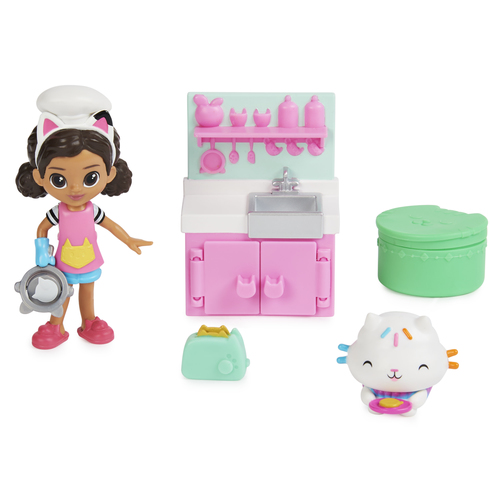 Gabby's Poppenhuis - Keuken Speelset met Gabby & Cakey - Afbeelding 7