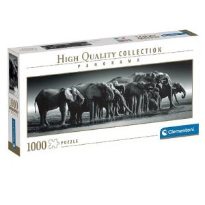 Clementoni Puzzel – 1000st Panorama Hqc Herd Of Giants