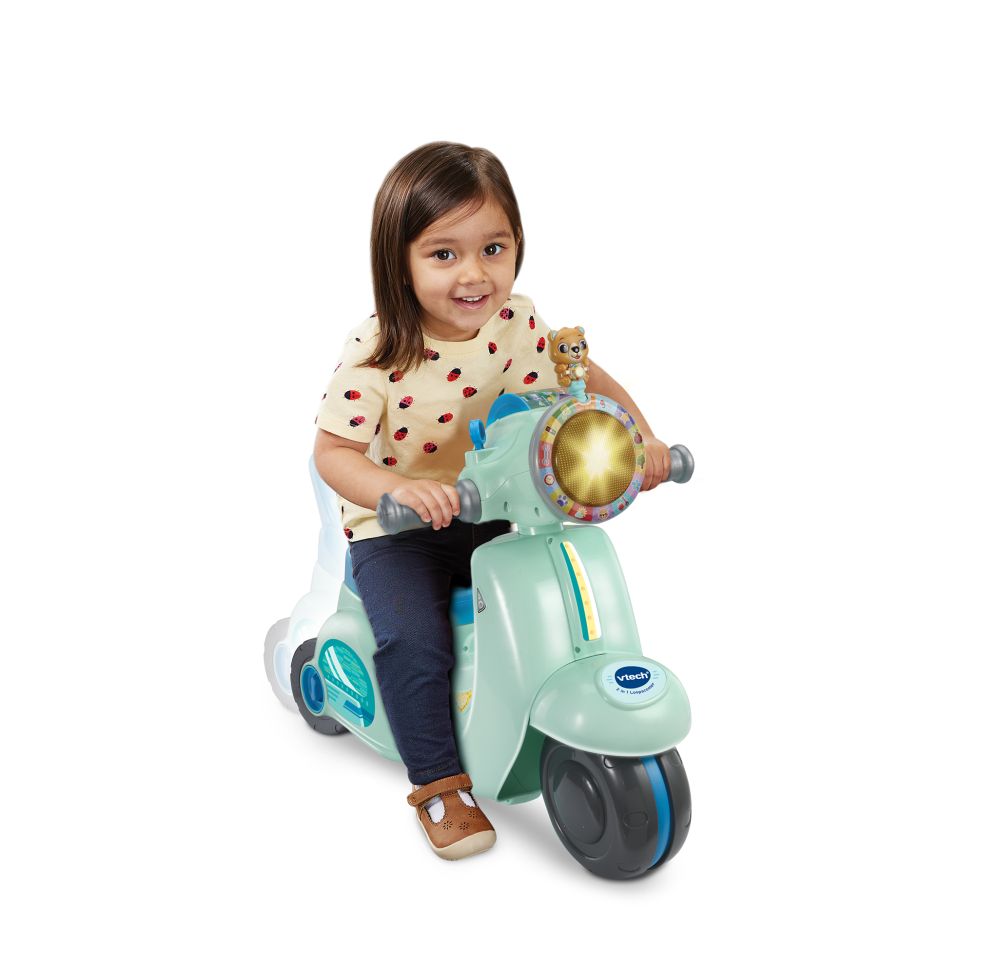 Vtech Loopscooter 2 in 1 - blauw. 12M+. 2xLR06 Incl. - Afbeelding 2