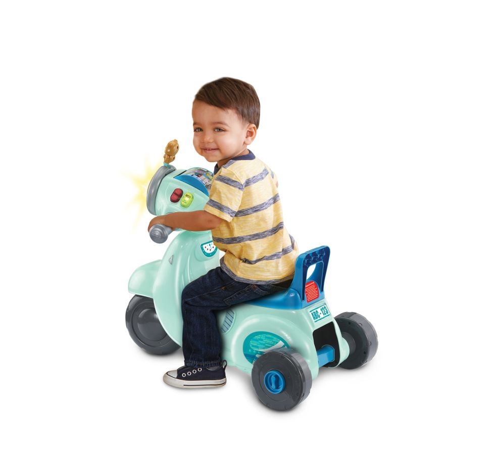 Vtech Loopscooter 2 in 1 - blauw. 12M+. 2xLR06 Incl. - Afbeelding 4