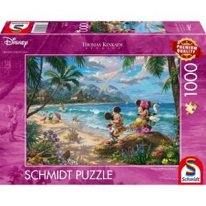 Puzzel (1000stuks) – Disney Dreams Minnie & Mickey Hawaii
