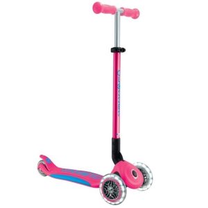 Globber – Primo Foldable Plus Lights Fuchsia