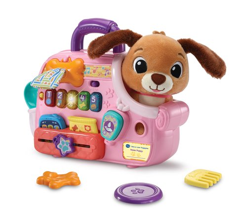 VTech Reis en leer puppytas