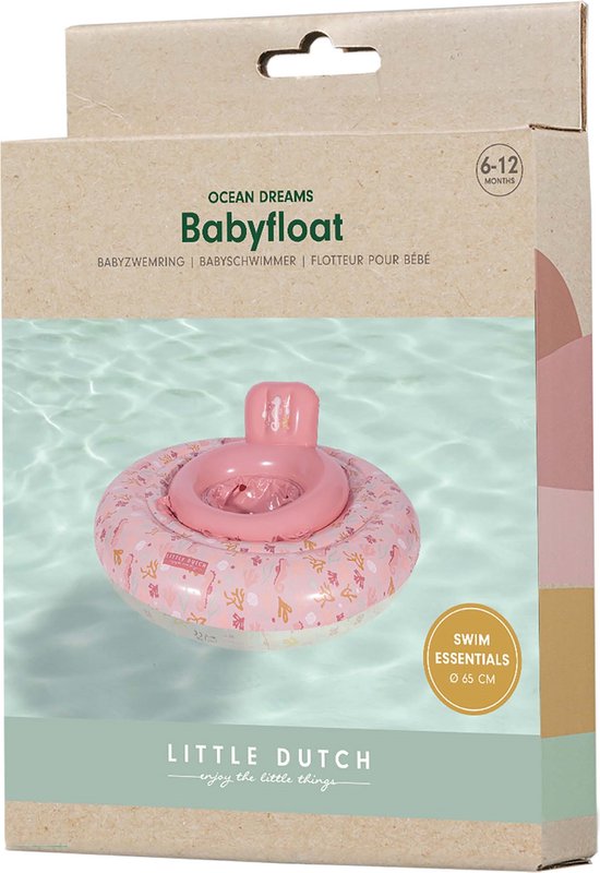 Little dutch ocean dreams babyfloat roze - Afbeelding 2