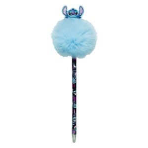Disney Stitch – pen met blauwe pompom