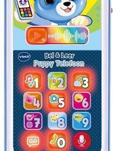 VTech Baby – Bel & leer Puppytelefoon (Blauw)