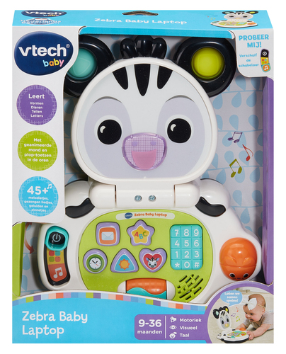 VTech Baby - Zebra Baby Laptop - Afbeelding 6