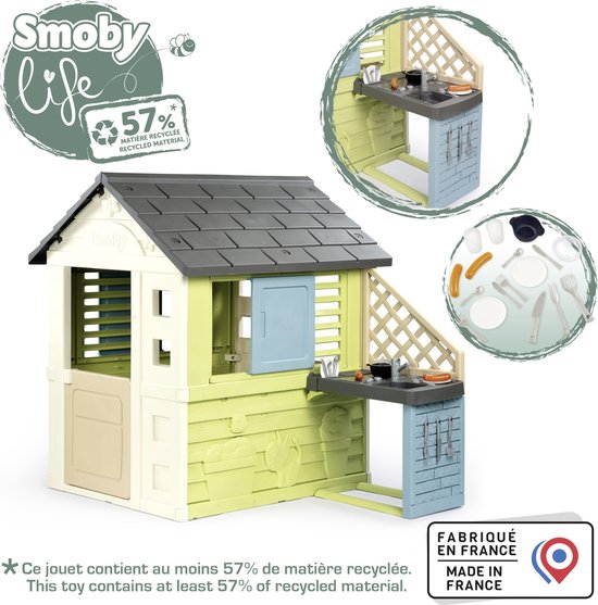 Smoby Life - Pretty Speelhuis + Keuken - Afbeelding 3