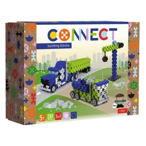 Trefl Connect building blocks – Vrachtwagen / Bouwplaats