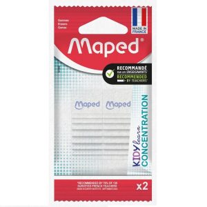 Maped – Kidy Learn Concentration Gum set à 2 stuks wit