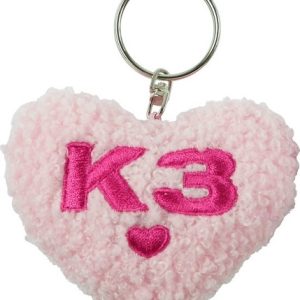 K3 sleutelhanger pluchen hart