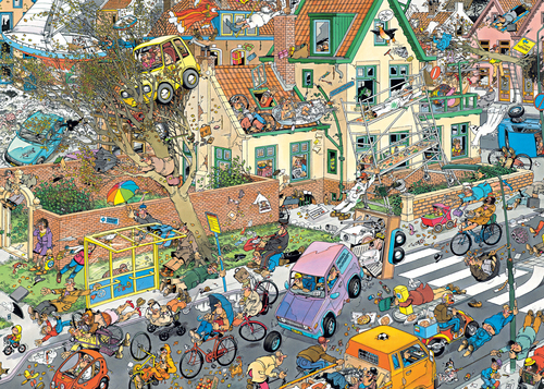 Jan van Haasteren - Safari & Storm (2x1000 stukjes) - Afbeelding 3