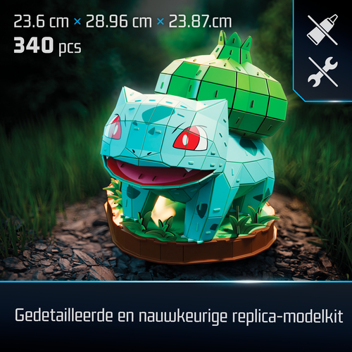 4D Build Puzzel Pokemon Bulbasaur - Afbeelding 4