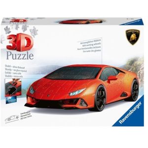 Ravensburger 3D Puzzel – Lamborghini Huracan EVO Arancio